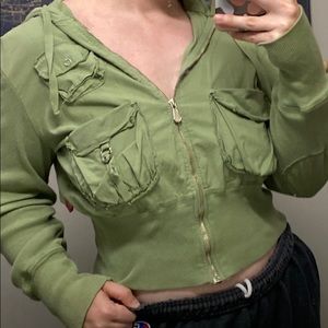Vintage green army jacket